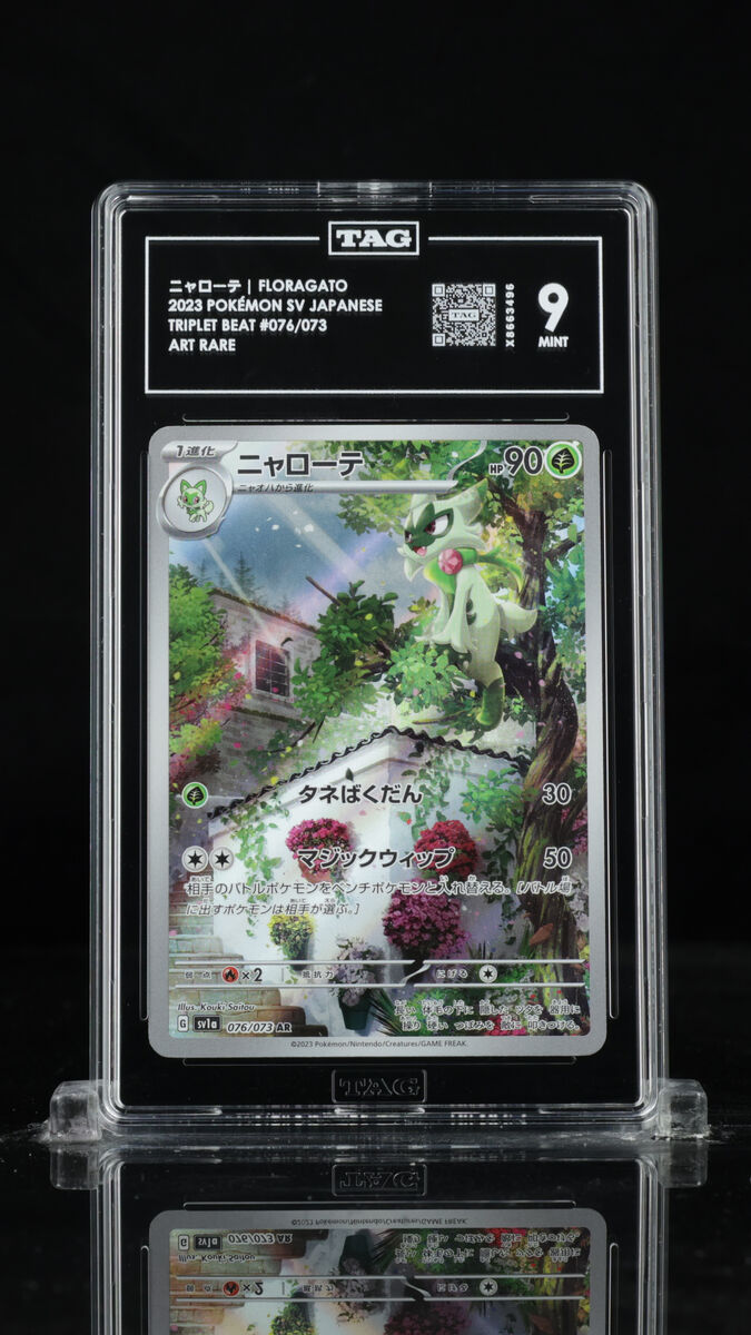 Floragato 076/073 AR — Triplet Beat JP TAG 9 Mint
